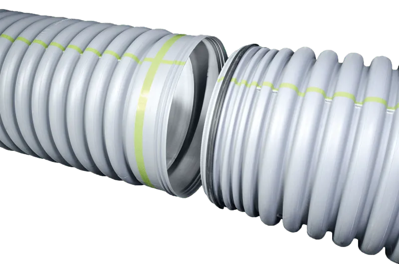 ADS corrugated drainage pipe and fittings
