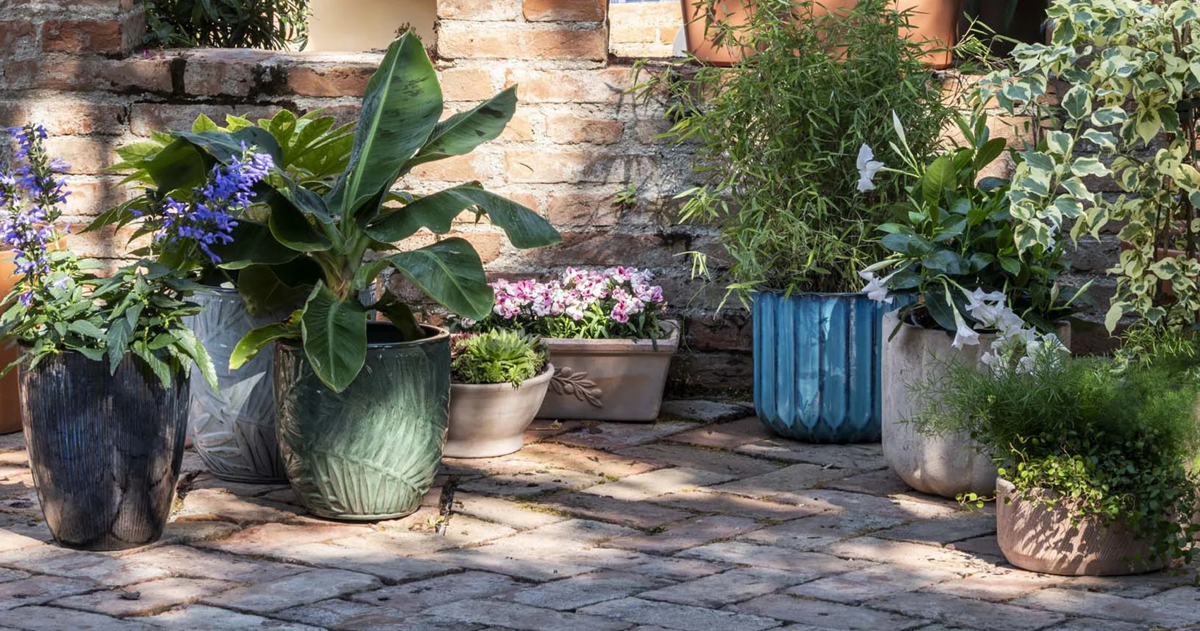 Deroma Italian terracotta planters