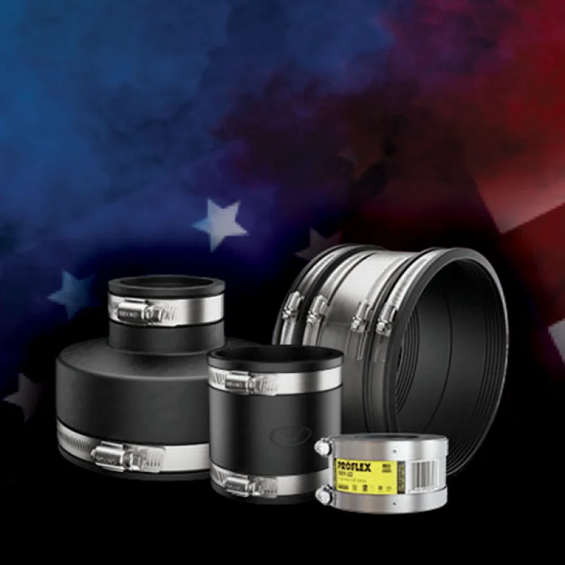 Fernco flexible couplings and pipe connectors