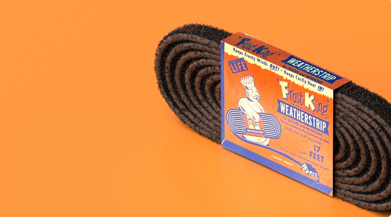 Frost King weatherstripping and insulation products