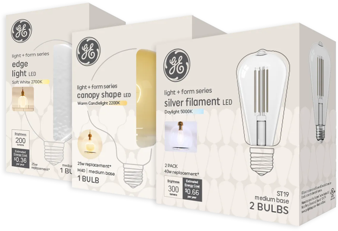 GE LED light bulbs and smart lighting
