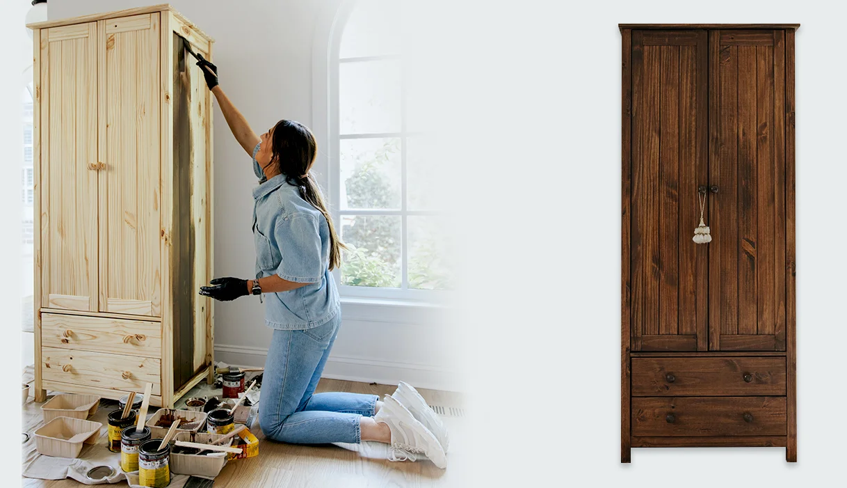 Minwax wood staining project