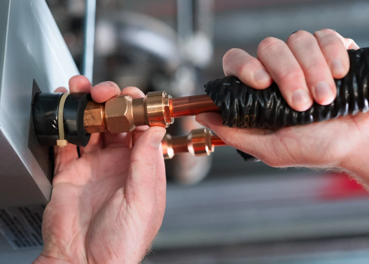 Mueller Streamline copper tubing and fittings