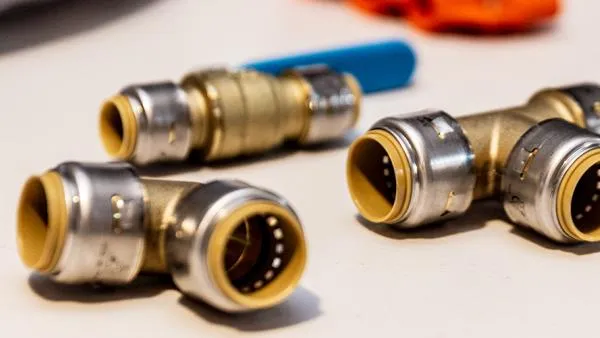 SharkBite Max push-to-connect brass fittings
