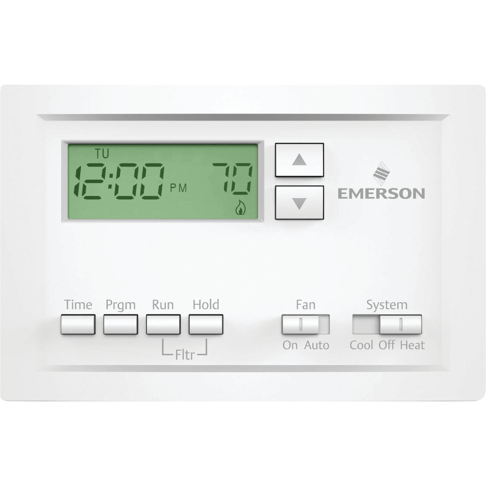 Family Hardware - White Rodgers Universal Non-programmable White Digital  Thermostat