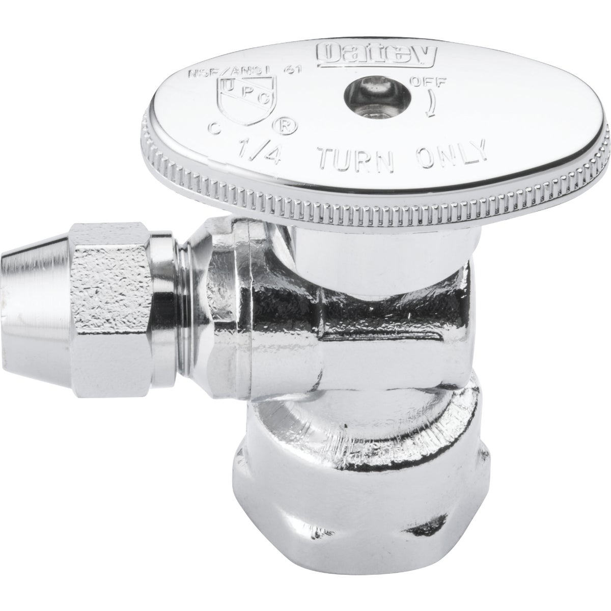 Fip Inlet Oatey 1/2 In. Fip Inlet X 3/8 In. Od Flare Outlet 1/4-turn Water Stop ...