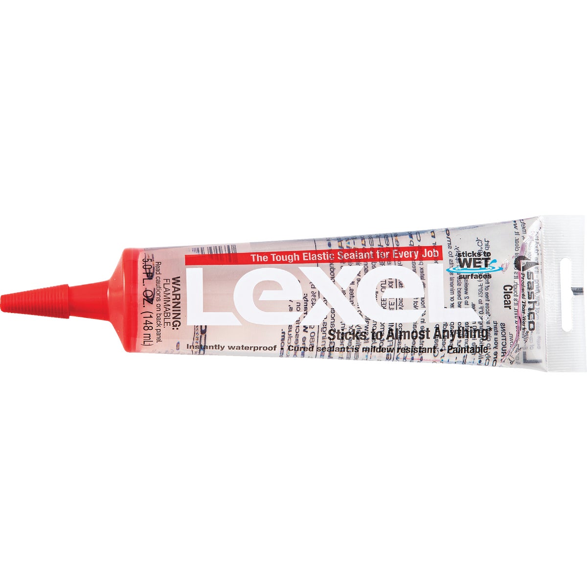 Sashco Lexel 5 Oz. VOC Caulk Polymer Sealant, Clear