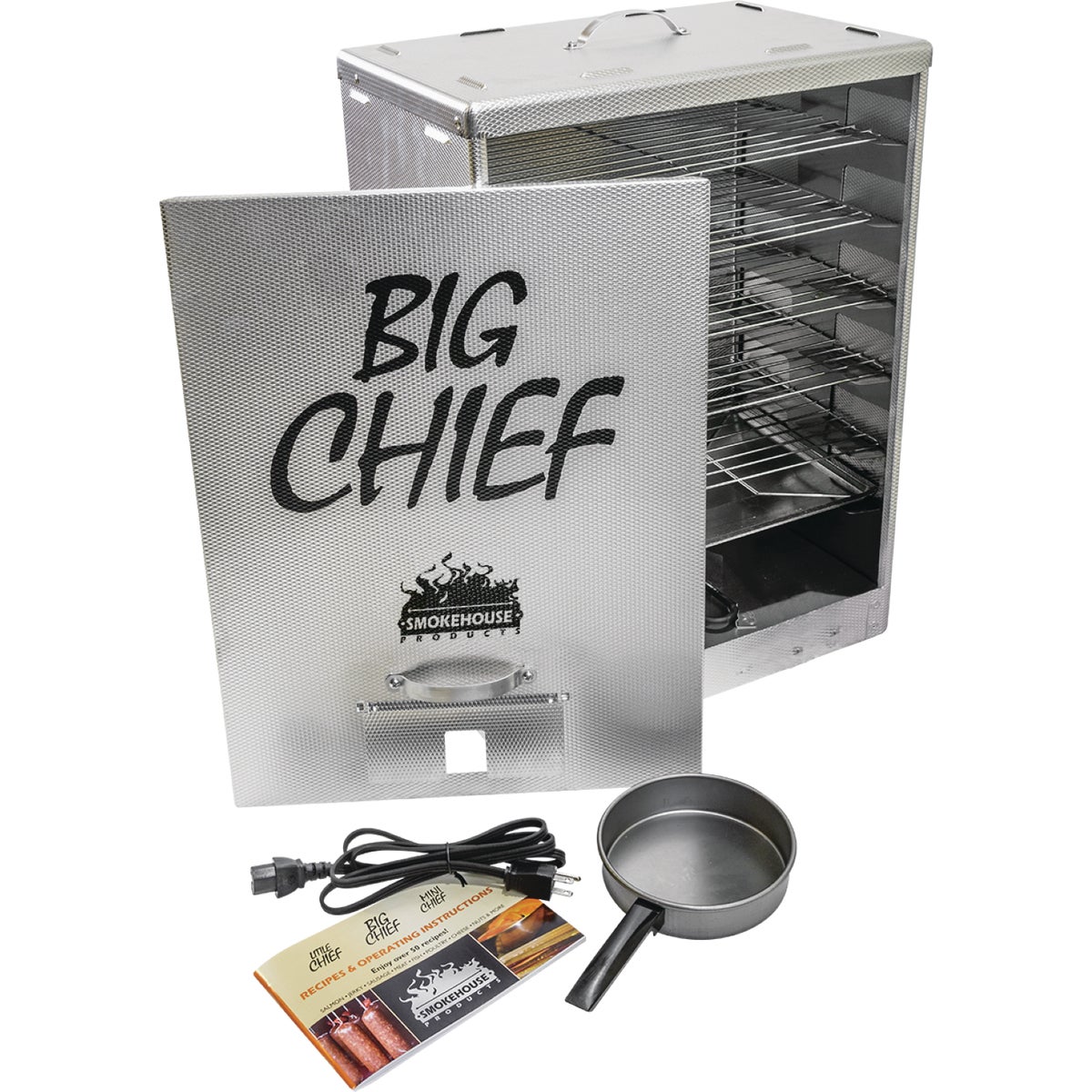 Big Chief 25 In. H. 450-Watt Front  Load Electric Smoker