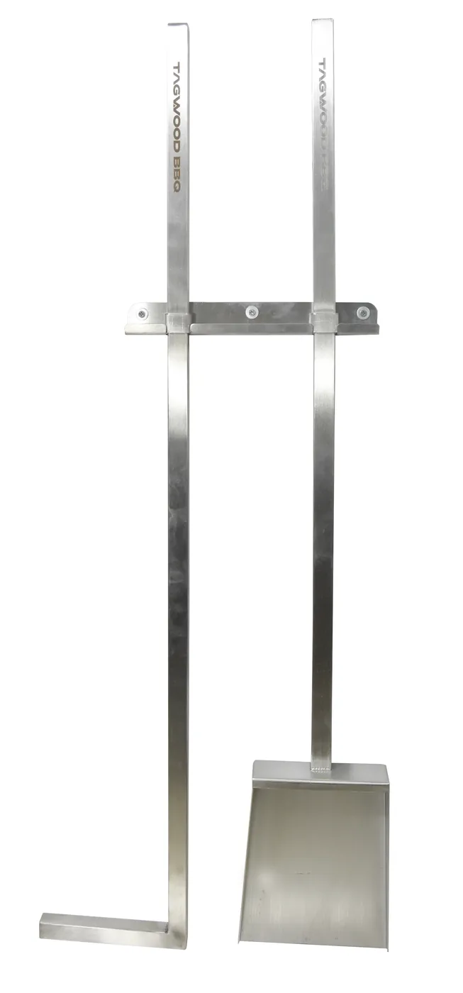 Tagwood BBQ11SSB Shovel & Coal Rake with Bracket
