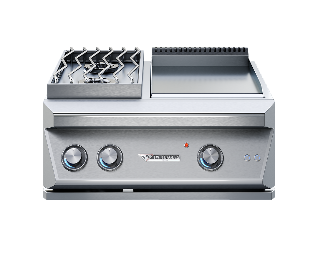 Twin Eagles 30" Breakfast Club (Side Burner + Griddle Combo)