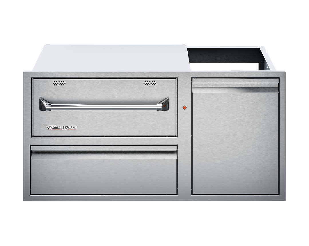 Twin Eagles 42" Warming Drawer Combo